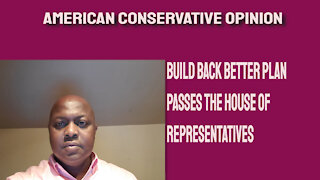 Build Back Better Plan passes the House of Representatives
