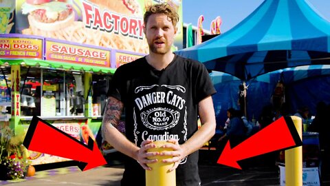 Climate Activist Glues Hand To Pole at State Fair!