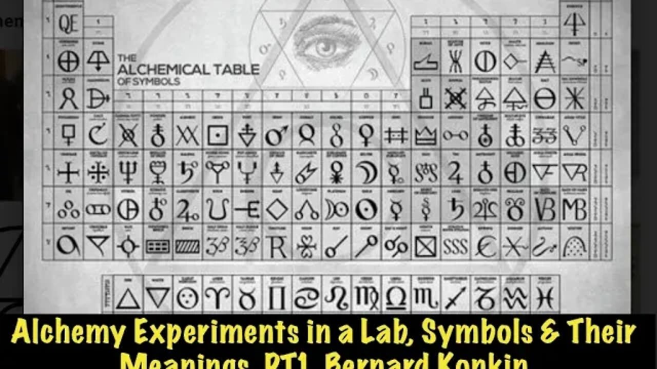 Alchemy Experiments In A Lab Symbols And Their Meanings Pt1 Bernard Konkin