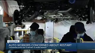 Auto workers concerned about restart