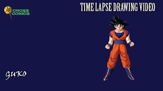 Time lapse Goku drawing