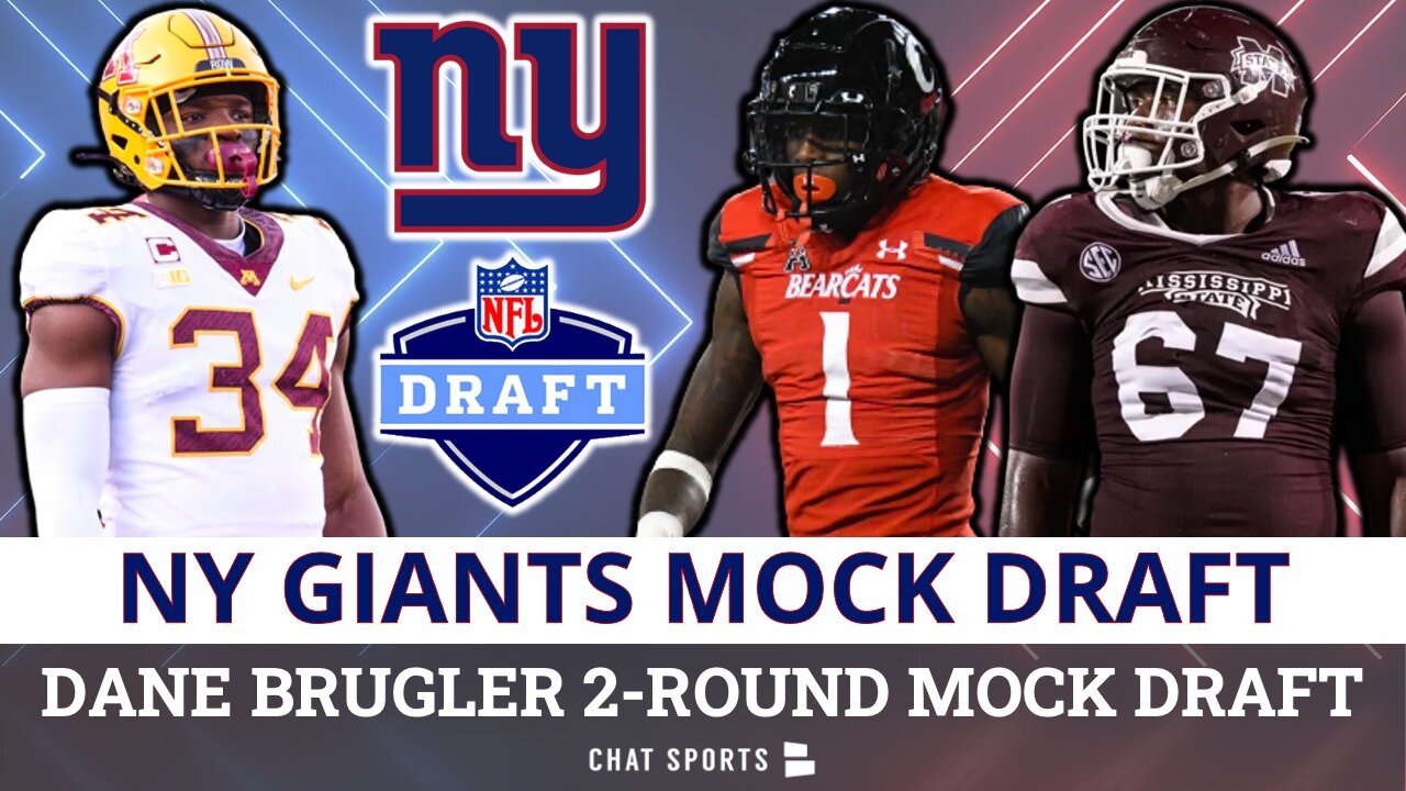 Giants 2-Round Mock Draft From Dane Brugler: Giants Select Sauce Gardner,  Charles Cross & Boye Mafe