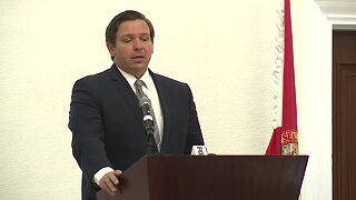 Governor Ron DeSantis speaks at the Florida Citrus Mutual conference