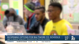 Reopening options for Baltimore Co. schools