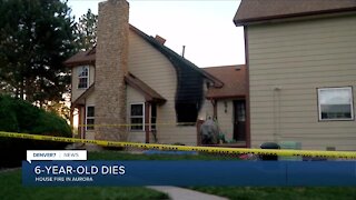 Boy, 6, dies in overnight fire at Aurora townhome