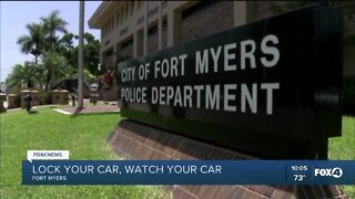 Fort Myers Police urging people to lock their doors after drastic increase in break -ins
