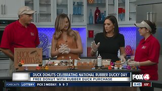Celebrating National Rubber Ducky Day with Duck Donuts