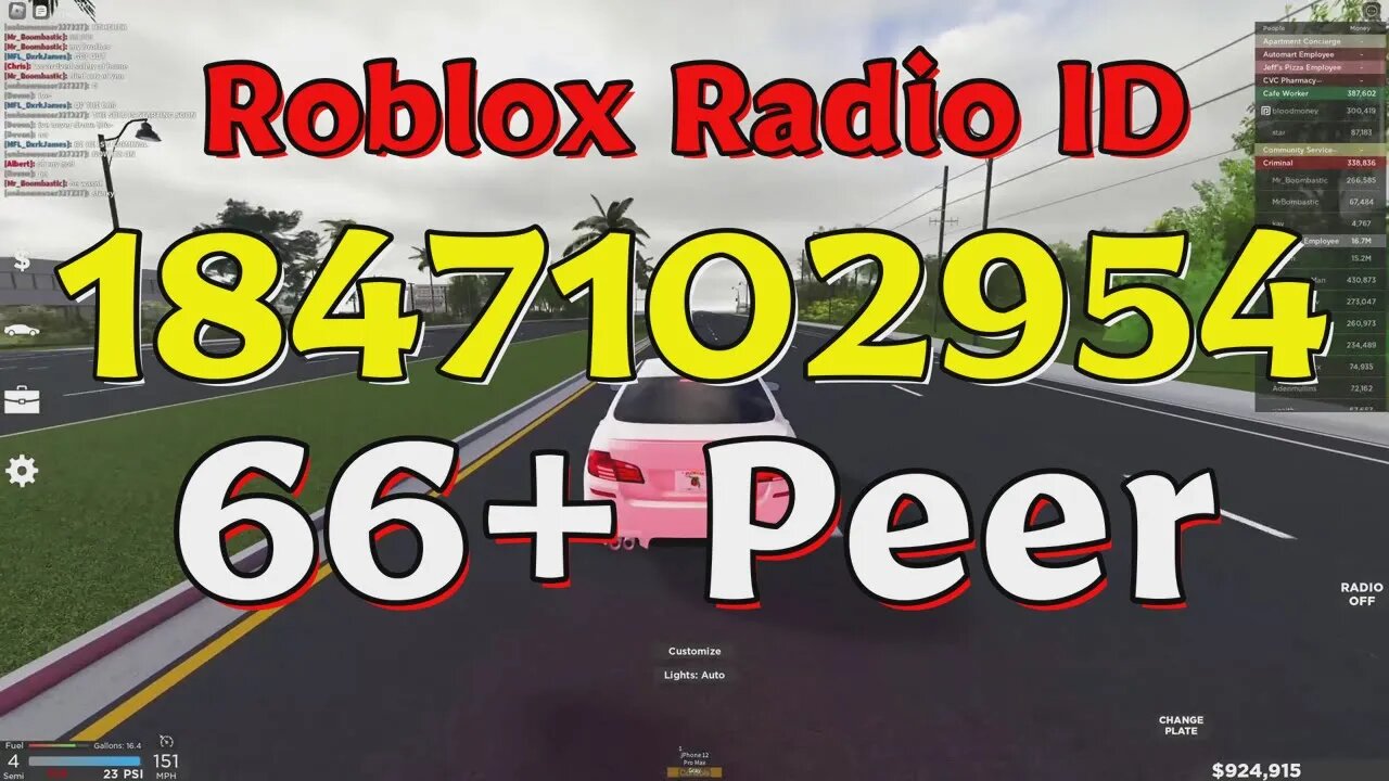 Peer Roblox Radio Codesids 5386