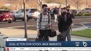 Legal action over California's school mask mandates