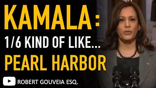 VP Kamala Harris Says 1/6 like Pearl Harbor