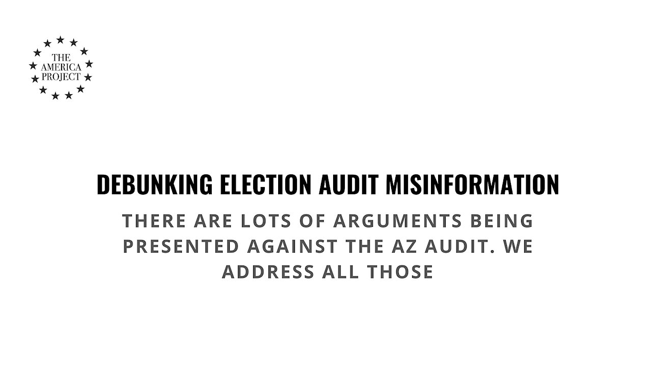 Debunking the misinformation about election audit