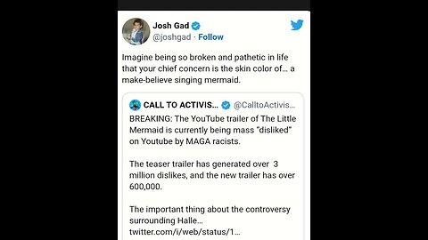 The Little Mermaid trailer hits one million dislikes!