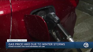 Winter storm shutdowns, rising oil prices driving higher gas prices