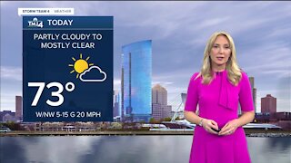Sunny skies expected Sunday afternoon