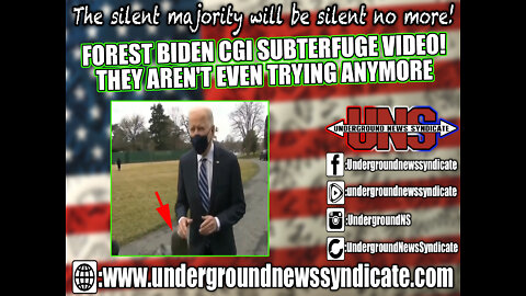 "Forest Biden" CGI Subterfuge Video! They Aren't Even Trying To Fool You Any More!