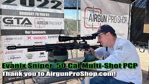 AE22 - Check out the Evanix Sniper .50 cal multi-shot big bore PCP provided by AirgunProShop.com