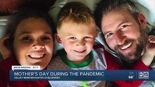 Quarantined family celebrates Mother's Day apart