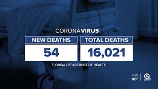 Florida's coronavirus death toll of residents passed 16,000