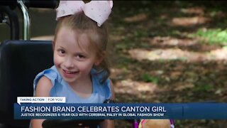 Canton girl celebrated for confidence, fashion sense