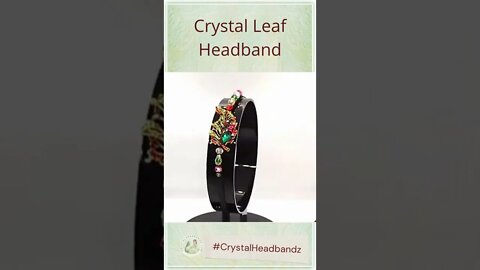 Gorgeous, Crystal Leaf Headband by Crystalheadbandz.com #shorts