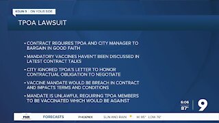 Tucson Police Officers Association sues city over vaccine mandate