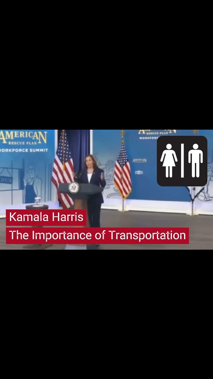 Kamala Harris The Importance of Transportation Word Salad