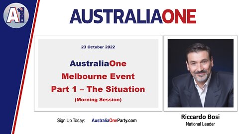 AustraliaOne Party - Melbourne Event (Part 1) - Morning Session