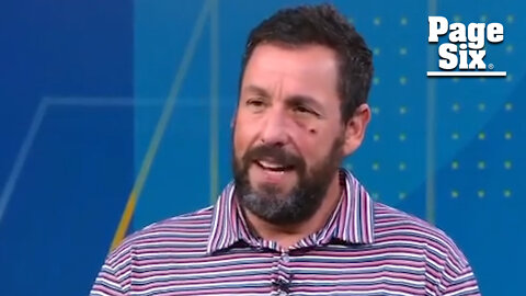Adam Sandler goes on 'GMA' with black eye, jokes it was a 'bad accident'