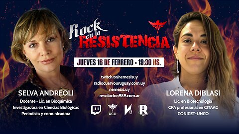 Rock en la RESISTENCIA con Selva Andreoli y Lorena Diblasi [16.02.2023]