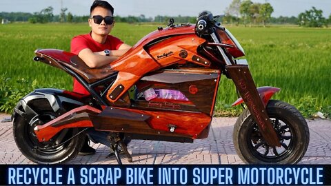 33 Days To Build A Super Motorcycle From A Scrap Bike