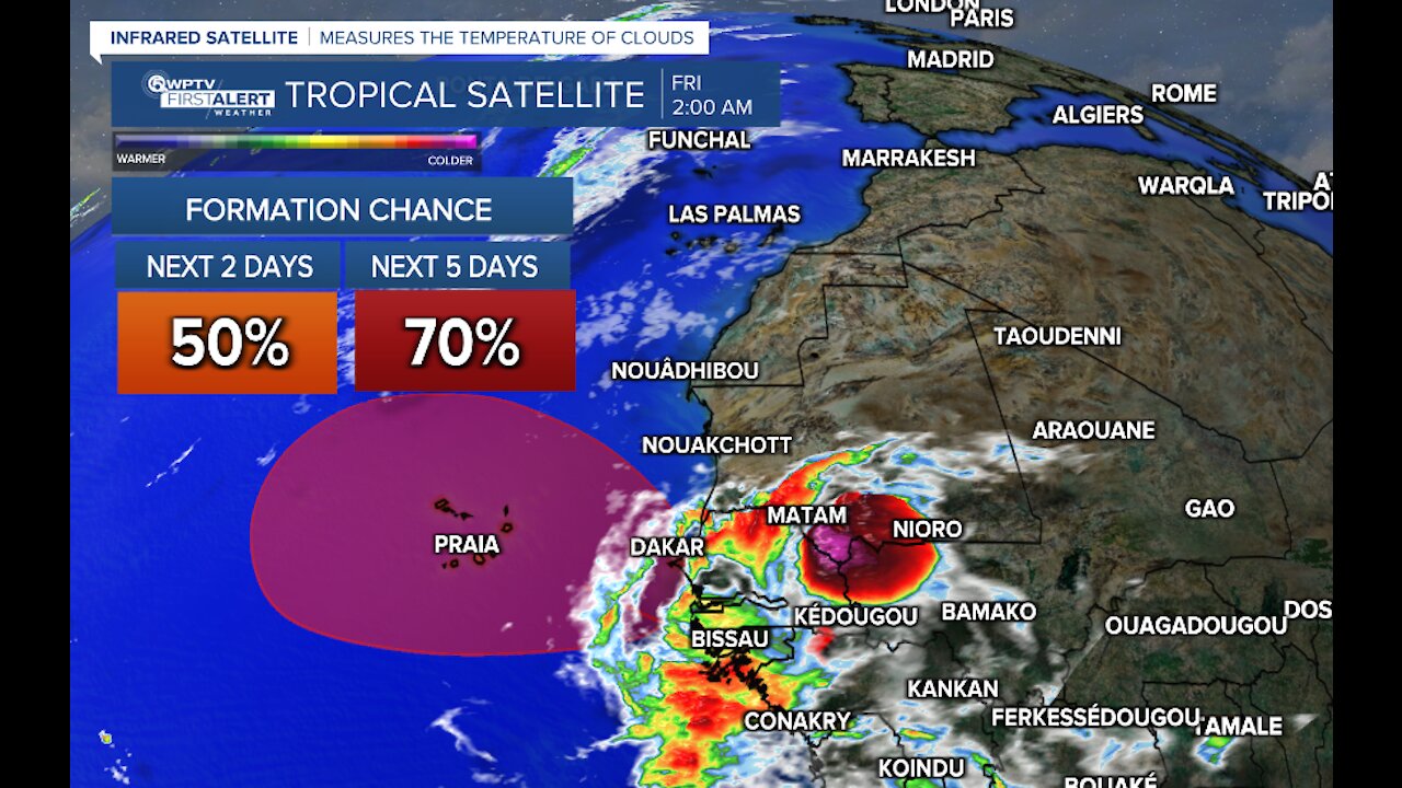 2 tropical waves with high chances of development as Hurricane Larry