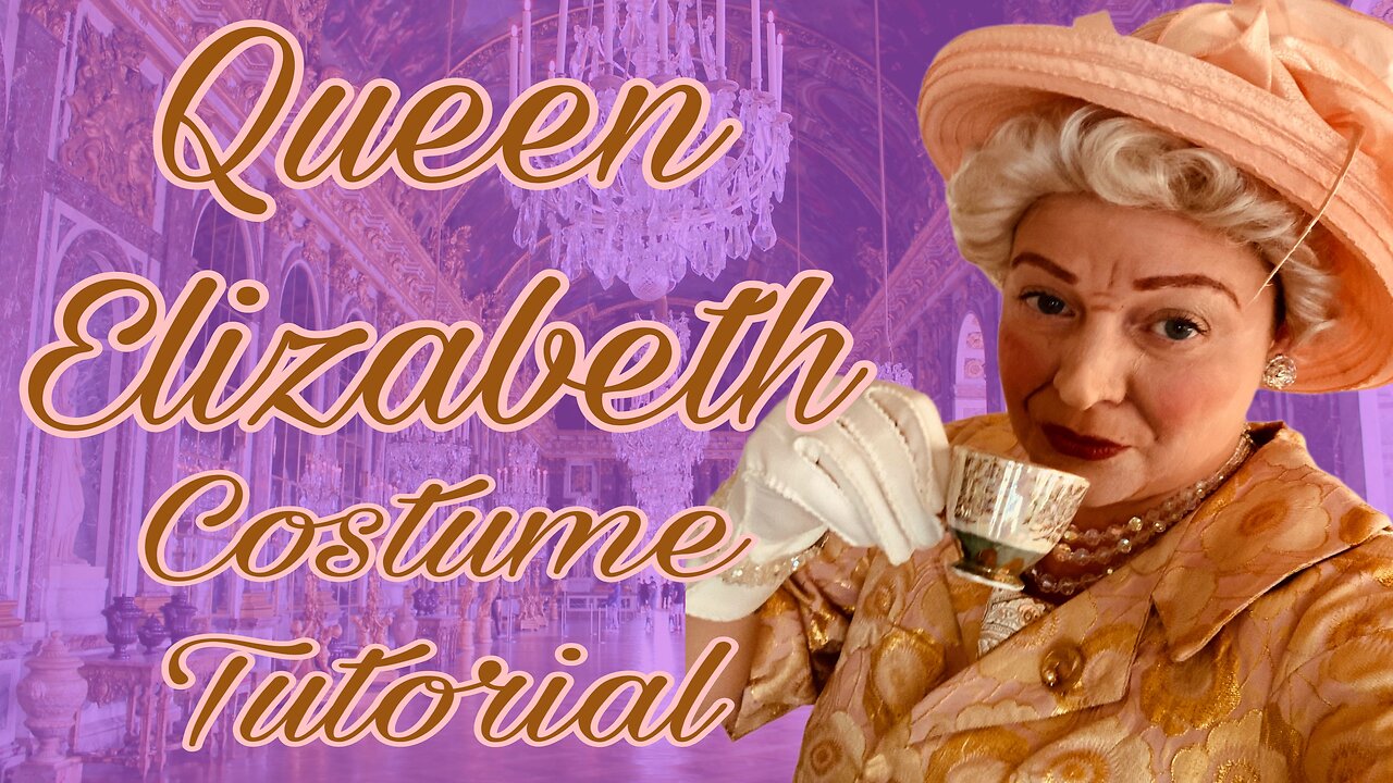 Queen Elizabeth II Costume and make up tutorial. This is Cal O'Ween!