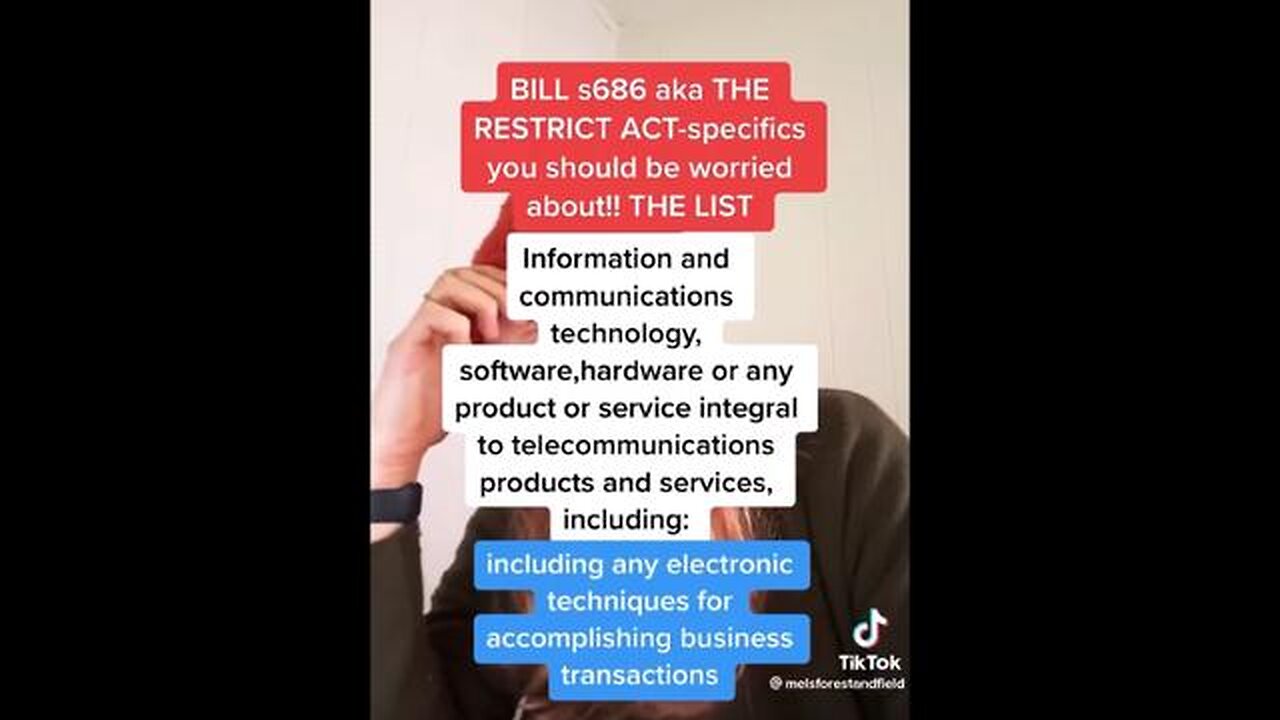 THE RESTRICT ACT IS TRUE DIGITAL TYRANNY