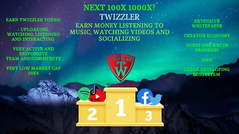 This Crypto project next 1000x ? Get free tokens now Twizzler Web3 social media revolution 20k mc