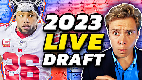 An Expert 2023 Dynasty Startup Draft ! (Live) 