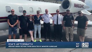 Arizona crews helping those impacted by Hurricane Ida