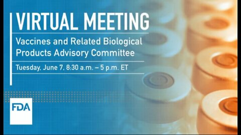 FDA-Vaccines and Related Biological Products Advisory Committee- Full meeting