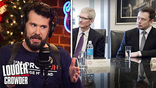 ELON MUSK & TIM COOK COME FACE-TO-FACE IN SECRET MEETING! | Louder with Crowder