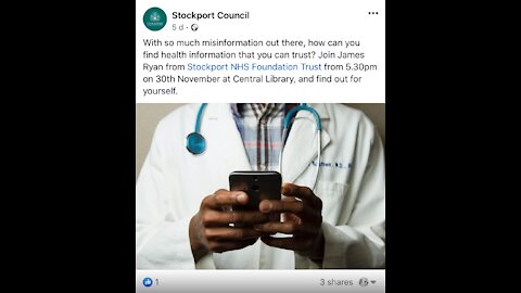 Health Misinformation Presentation - Stockport NHS Foundation Trust