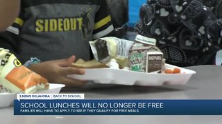 School lunches will no longer be free