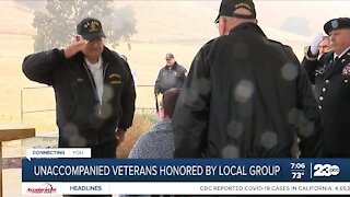 Bakersfield National Cemetery held ceremony for unaccompanied veterans