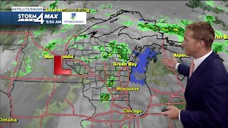 Warmer weather Saturday with isolated showers expected