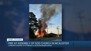 Fire at McAlester church moves election precincts