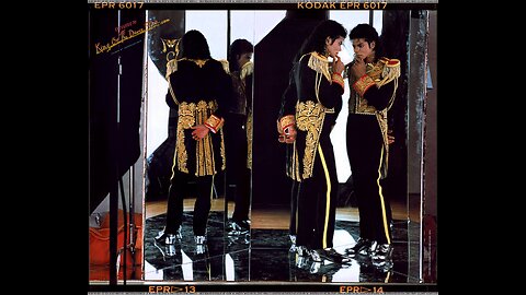 Michael Jackson Man in the Mirror Differences in the Mirror Picture, 2 Michaels?