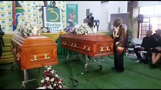 SOUTH AFRICA - Johannesburg - Mathebulas Funeral - Video (Nmn)