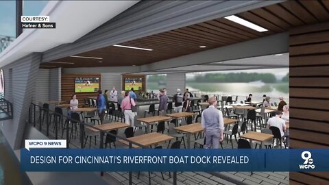 Design for Cincinnati's riverfront boat dock revealed