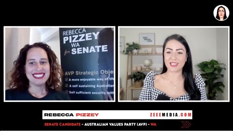 Zeee Media Election Week - Rebecca Pizzey - Senate Candidate - Australian Values Party (AVP) - WA