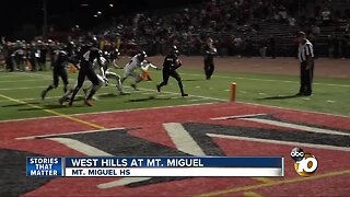 West Hills at Mt. Miguel football