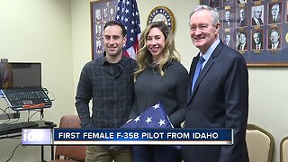 Boise State grad becomes first female F-35B pilot