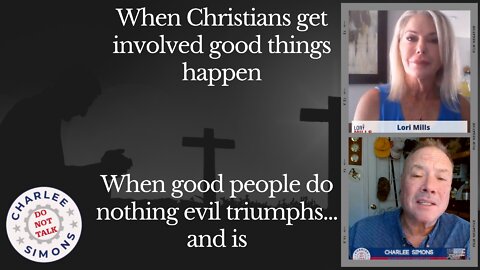 When good people do nothing, evil triumphs... and is